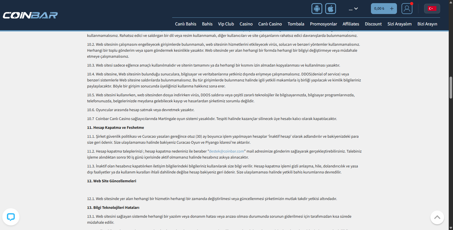 Coinbar Giriş Yap Para Yatır