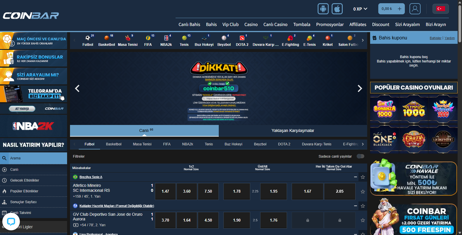 Coinbar Deneme Bonusu Nasıl Alınır?